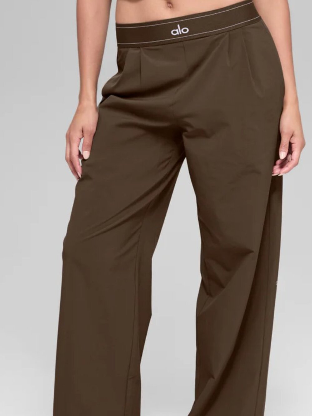 🎂ALO Yoga Suit Up Trouser NWT 🏈 Espresso Brown (Regular) Advanced relaxation - Picture 7 of 8